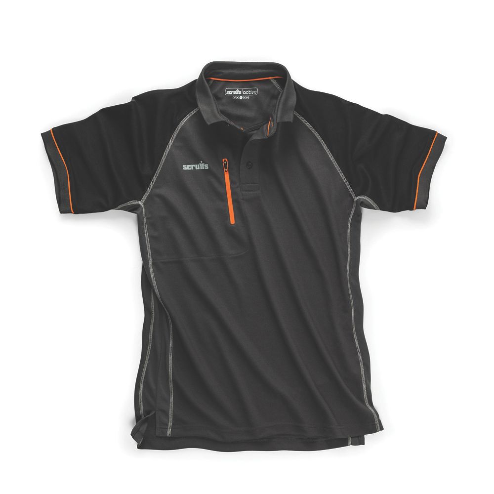 Polo Scruffs Trade Active graphite taille M