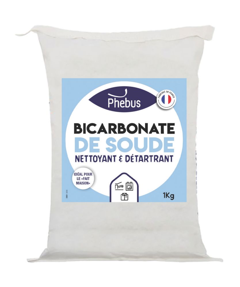 Bicarbonate de soude Ménager 1 kg - Nettoyant Détartrant