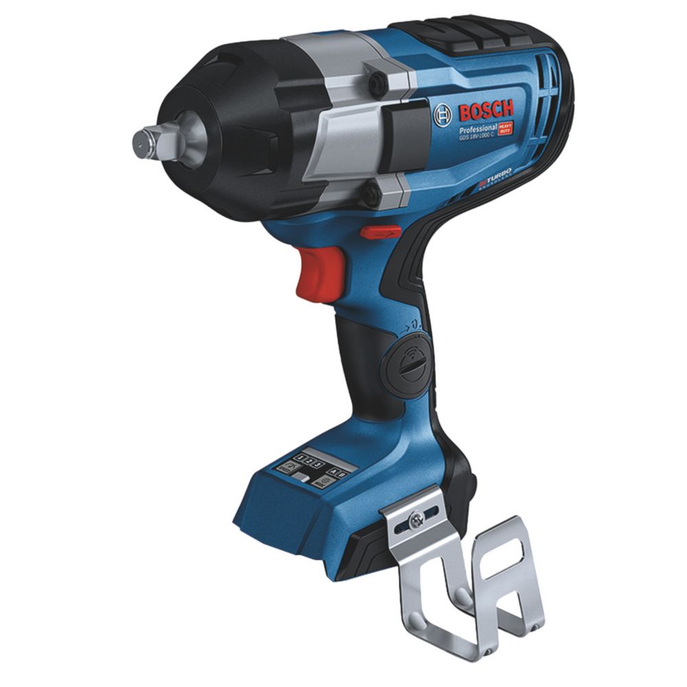 Clé à choc sans fil et brushless Bosch GDS 18V-1000 C 18V Li-Ion - Sans  batterie, Visseuse et clé à choc