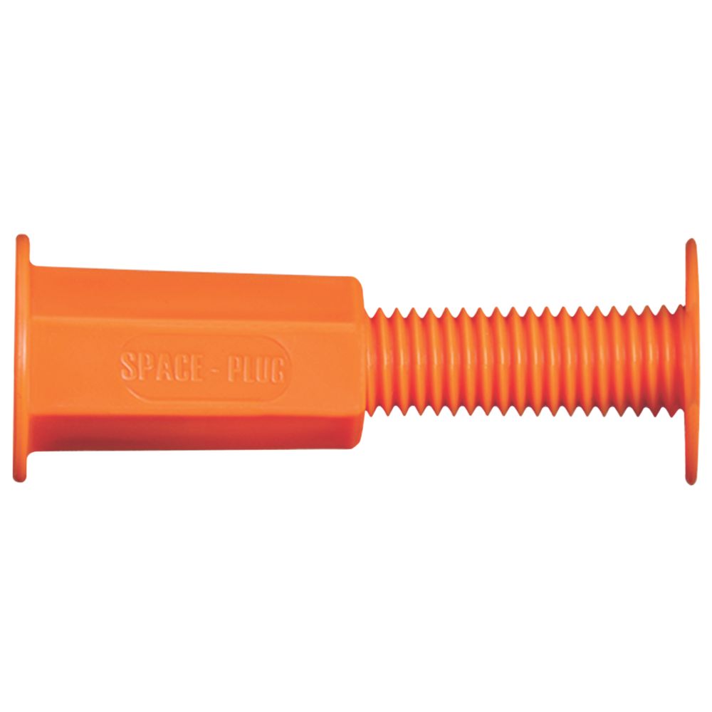Lot de 50 chevilles d'espacement pour meubles de cuisine Space-Plug pour très grands espaces 45-80 x 2 x 30mm