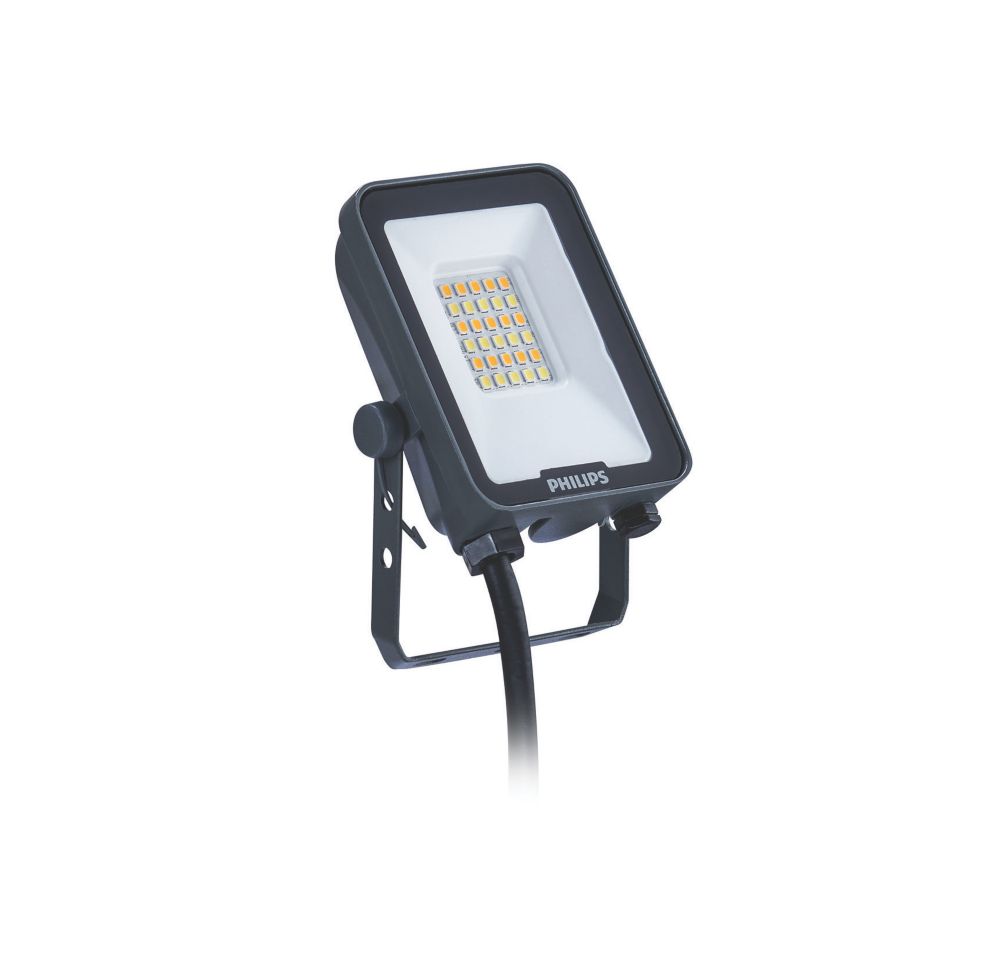 Projecteur LED intérieur et extérieur noir Philips IP65 2400lm