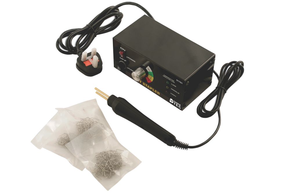 Système de réparation du plastique avec agrafeuse thermique PowerTec