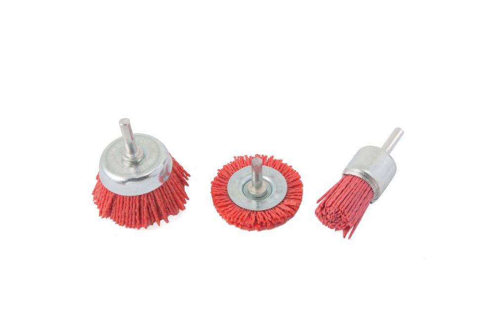 Lot de 3 brosses pour perceuse