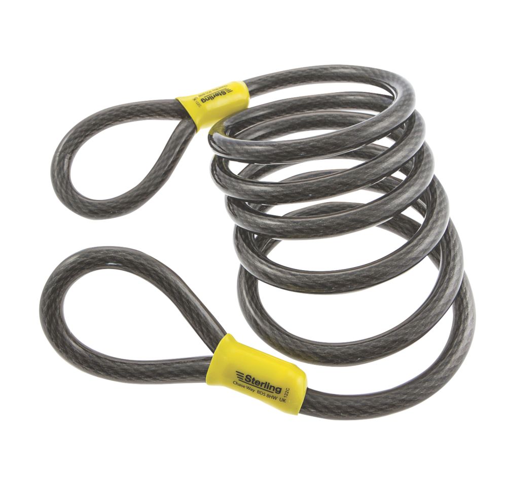 Câble de sécurité tressé en acier Sterling 2,1m x 12mm