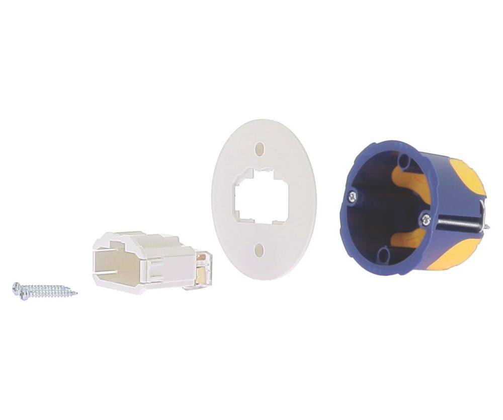 Kit d'applique murale encastrée DCL blanche EUR'ohm Air'Metic 