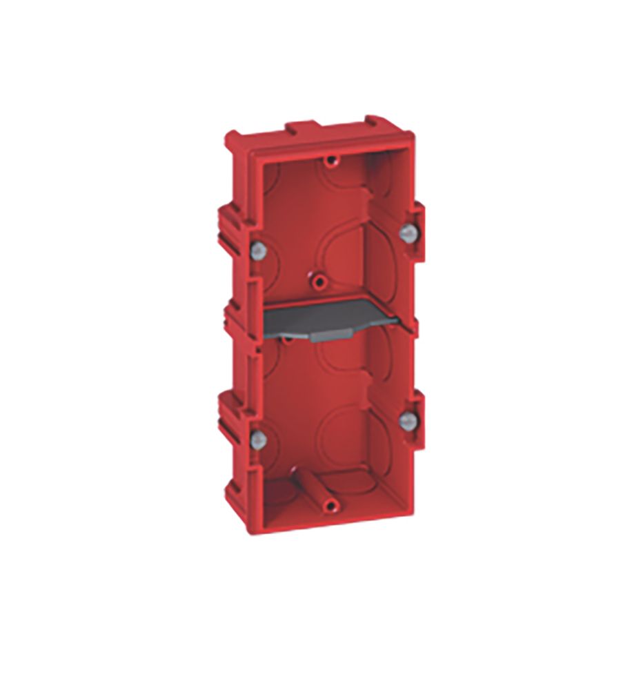 Boîte à encastrer double affleurante pour maçonnerie 12 modules Legrand Batibox, 40mm, 1 pièce