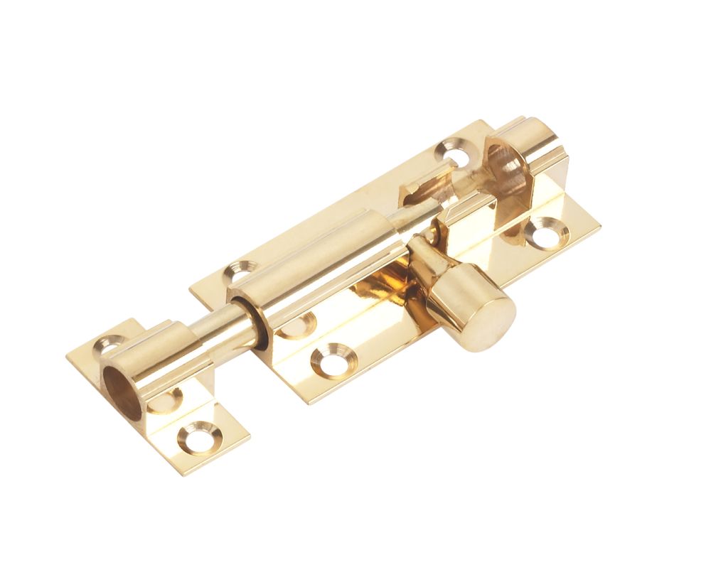 Targette droite en laiton poli 51mm 