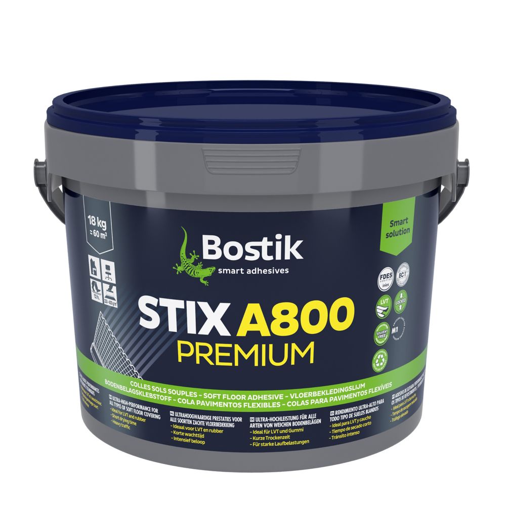 Colle pour sol souple Stix A800 18kg Bostik