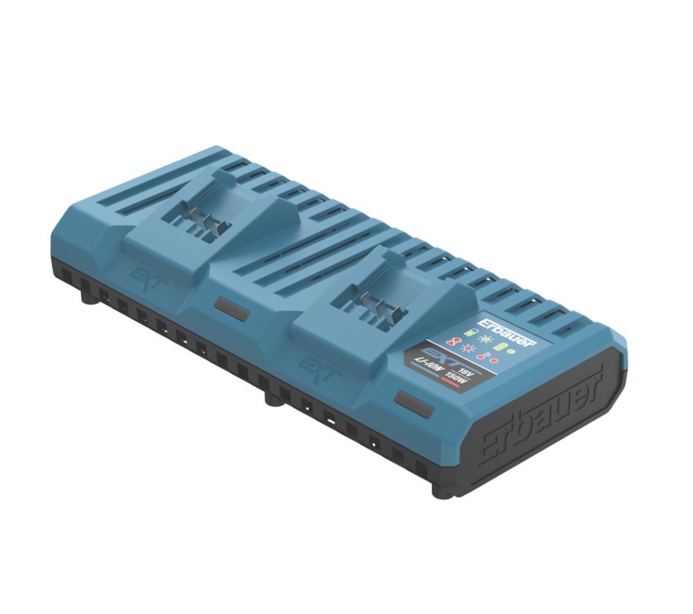 Chargeur 2 batteries Erbauer 18V Li-Ion EXT 1500 W