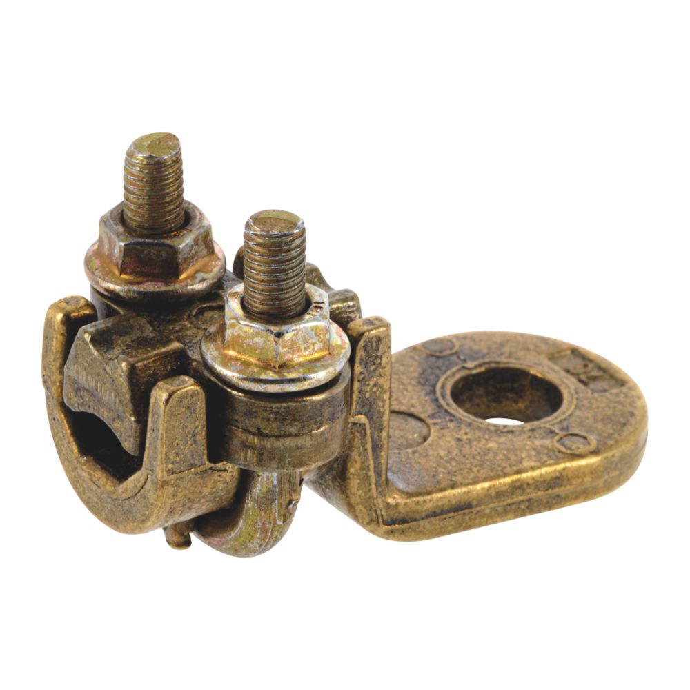 Cosses de serrage de bride et fourche réversible à œillet métalliques non isolées 23mm Klauke, lot de 4