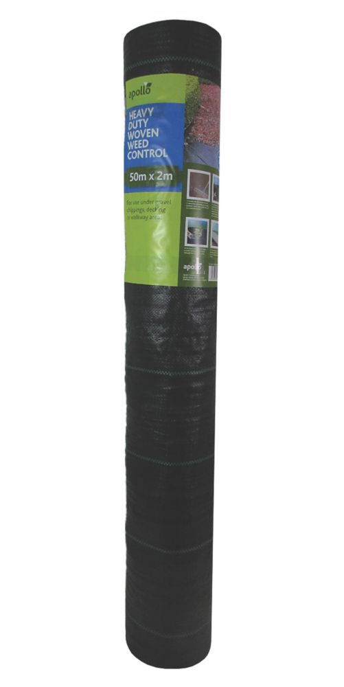 Toile de paillage anti-mauvaises herbes robuste Apollo 50 x 2m