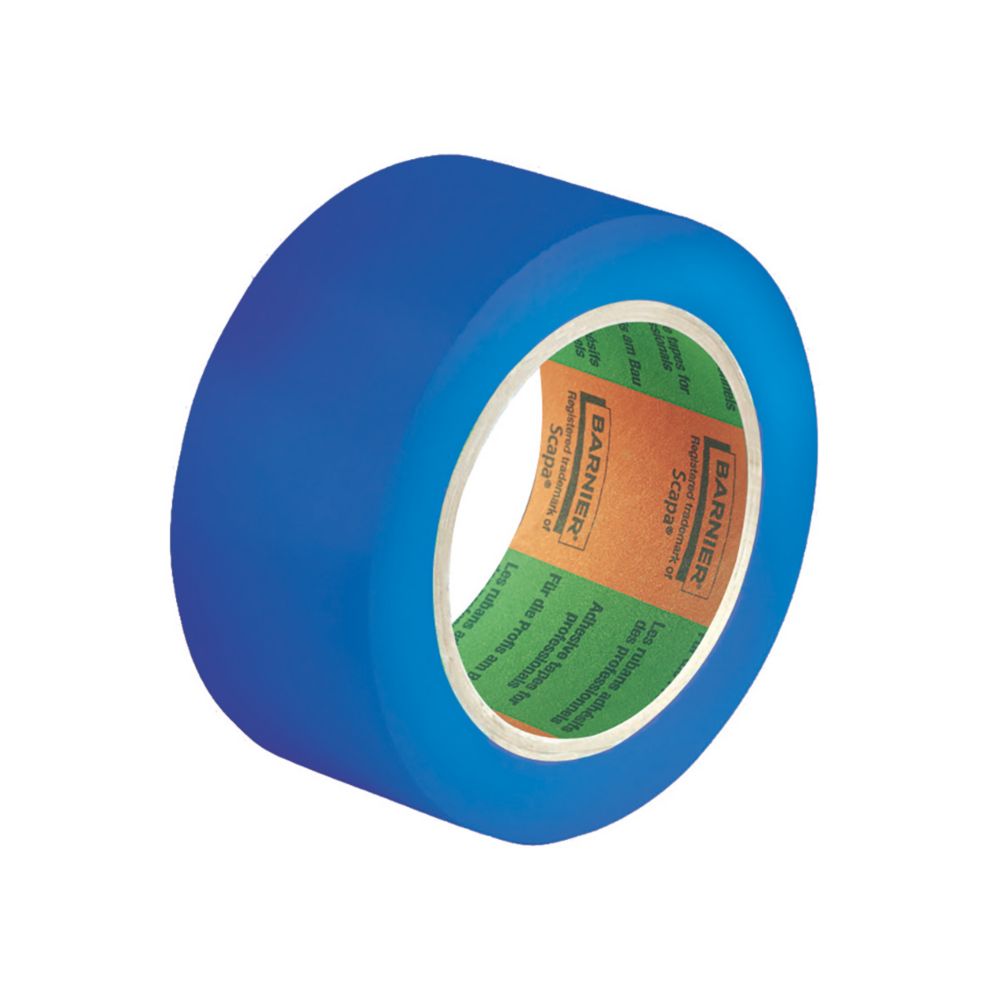Ruban de signalisation Barnier 2721 bleu 33m x 50mm 