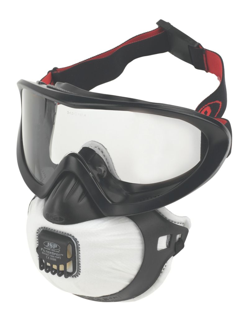 Appareil de protection respiratoire à soupape JSP FilterSpec Pro noir FMP2