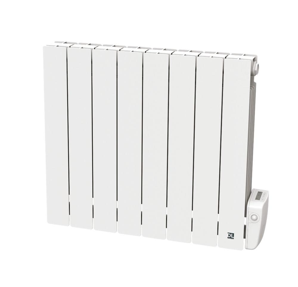 Radiateur électrique à inertie fluide 500 W CELCIA horizontal blanc