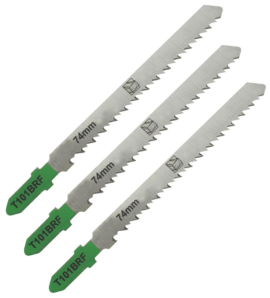 Lot de 3 lames pour scie sauteuse pour stratifiés T101BRF