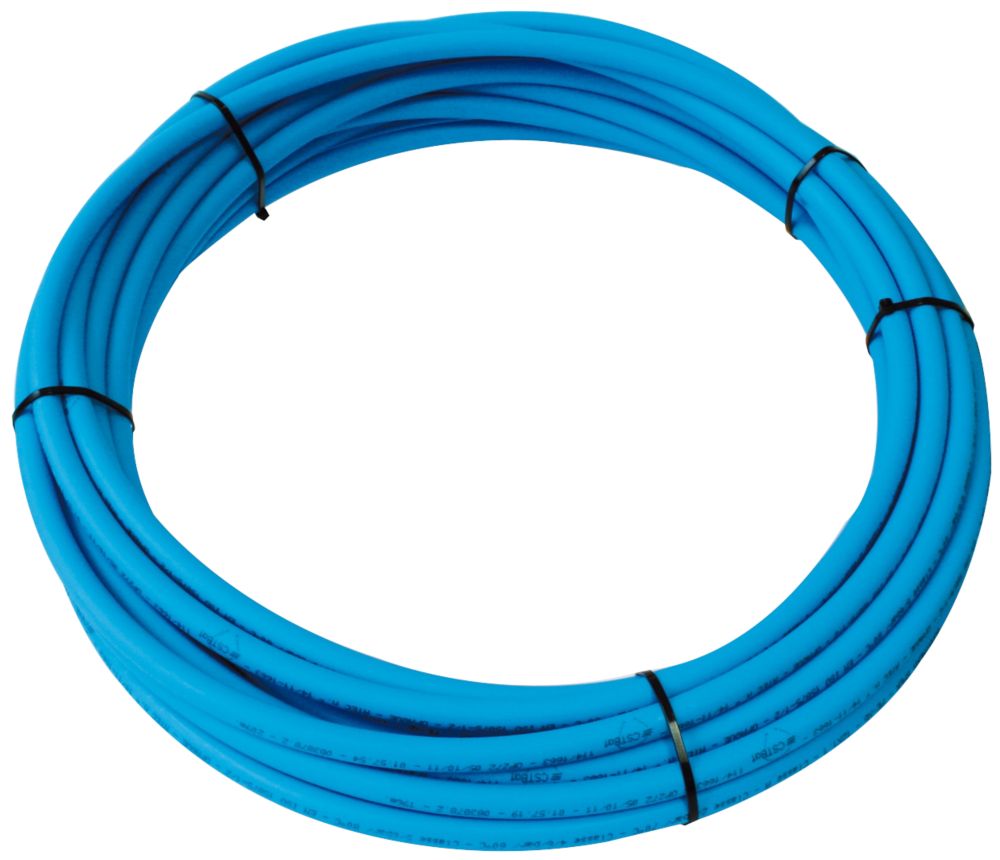 Tube PER nu bleu 16mm x 100mm Fixoconnect