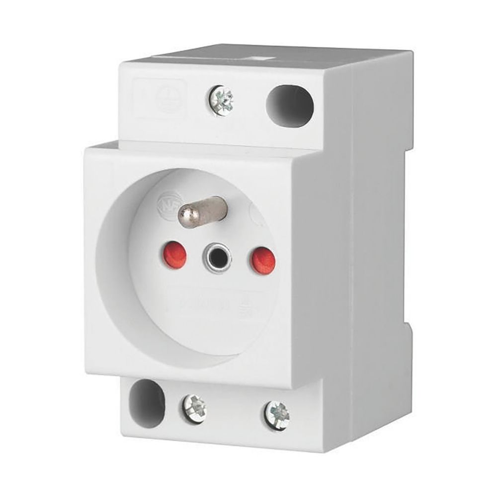 Prise de courant modulaire avec terre Eaton