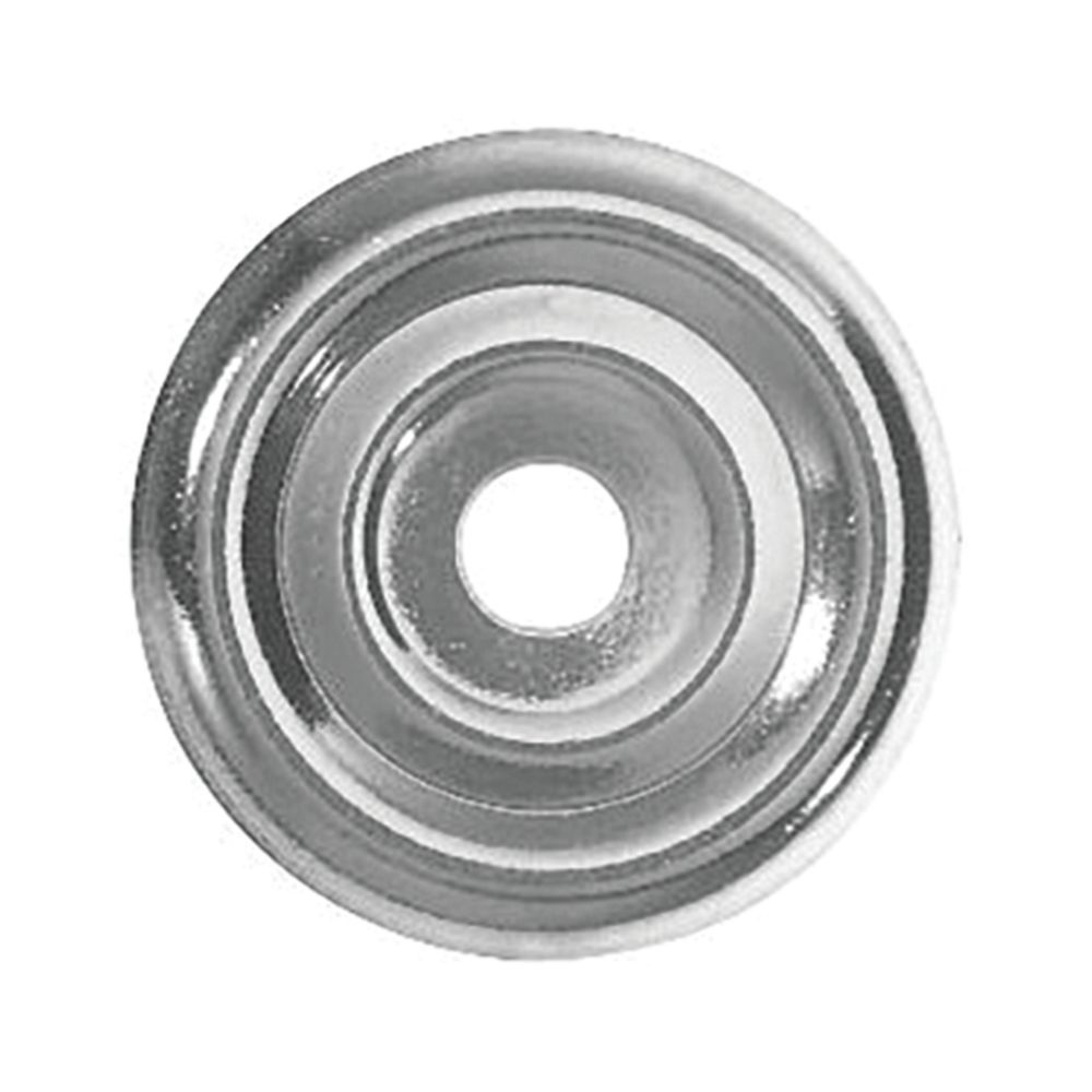 Rosace plate grise Fischer 25 mm 20 pièces