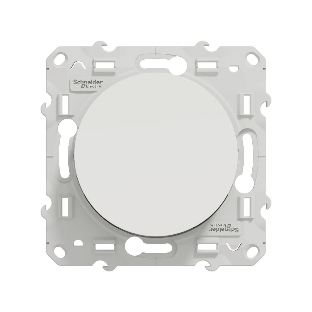 Poussoir 1 poste Odace Blanc Schneider