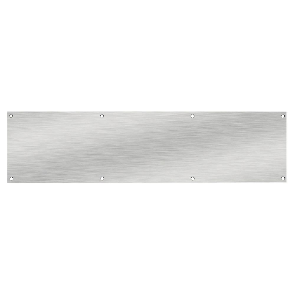 Plaque de bas de porte Eurospec en acier inoxydable satiné 805 x 150mm 