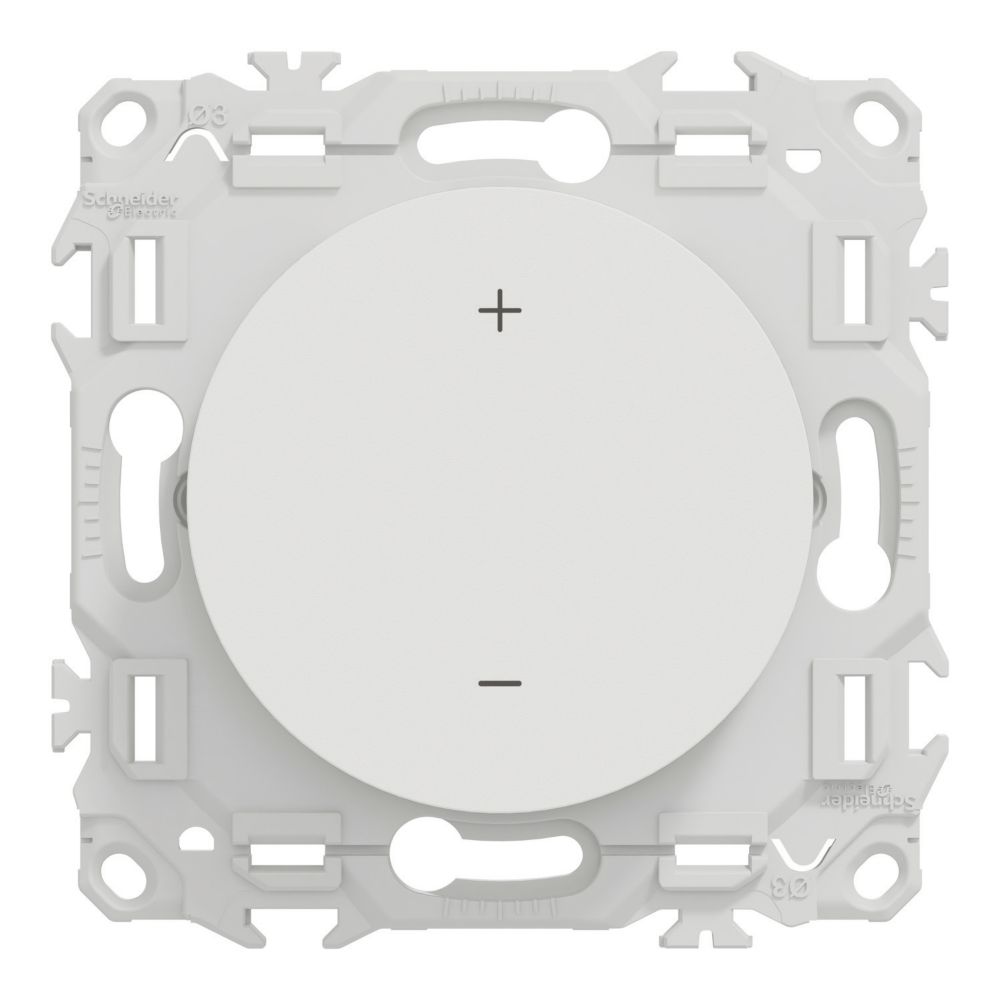 Thermostat connecté filaire pour chauffage Schneider Electric Odace blanc