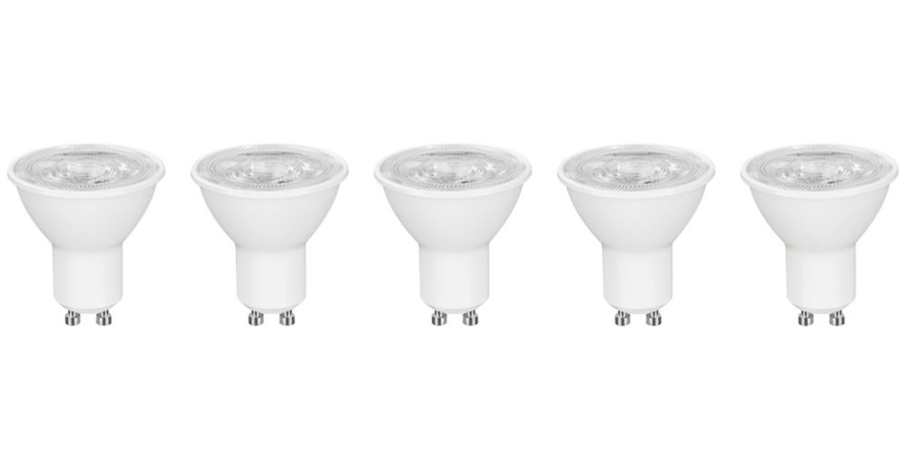Lot de 5 ampoules LED LAP 0324784031 GU10 345lm 3,6W