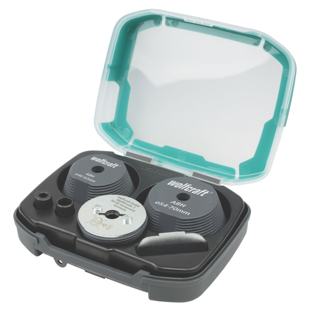 Kit de guide de perçage pour scie cloche Wolfcraft