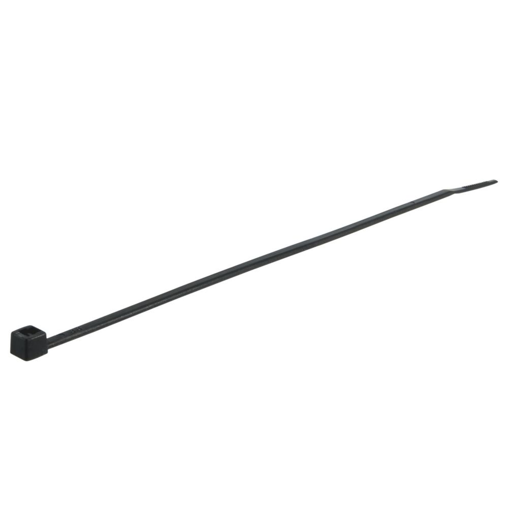 Colliers de serrage noirs Klauke 290mm x 3,5mm, lot de 100