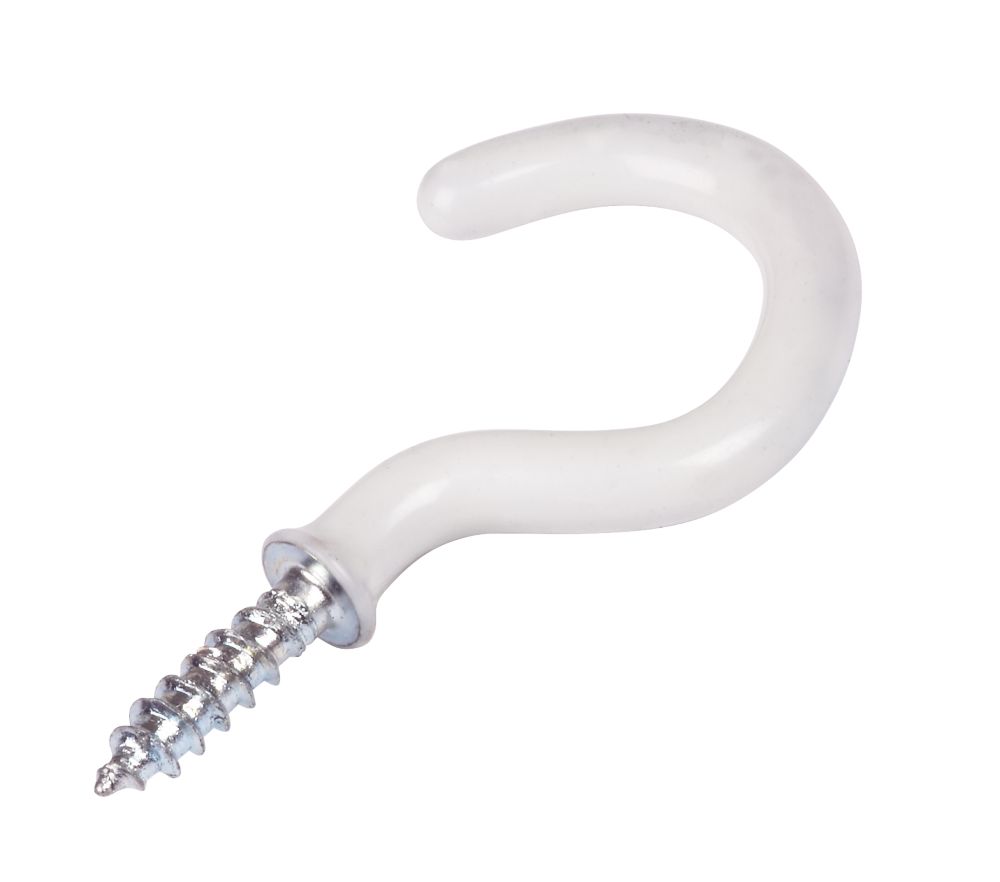  10 crochets blancs 3mm x 45mm