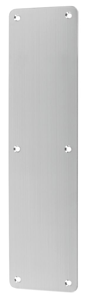 Plaque de propreté Smith & Locke en acier inoxydable satiné 75 x 300mm 