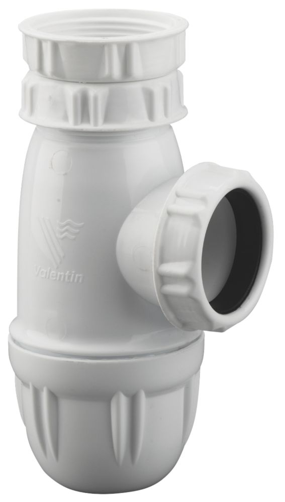 Siphon d'évier réglable Valentin blanc 40mm