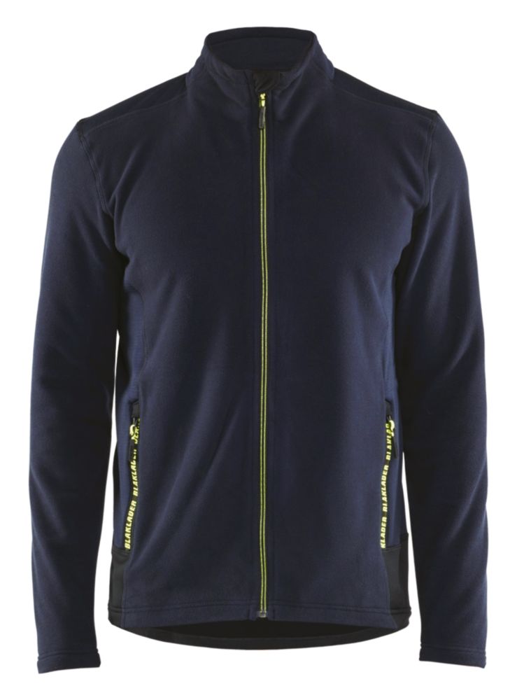 Veste de travail micropolaire Blaklader bleu marine foncé taille 3XL tour de poitrine 120-124 cm
