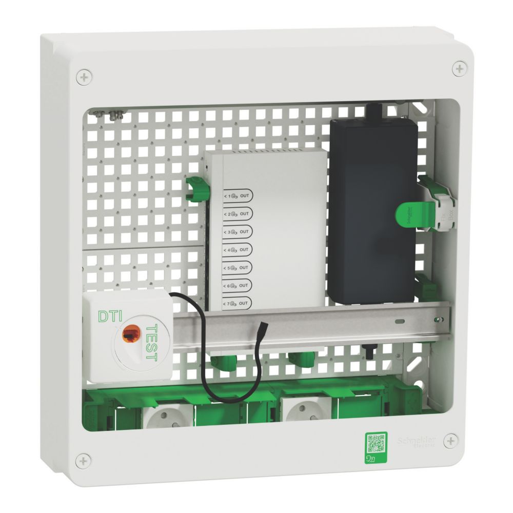  Coffret de communication 2 voies avec commutateur PoE R9H18402VDIXS Schneider Electric