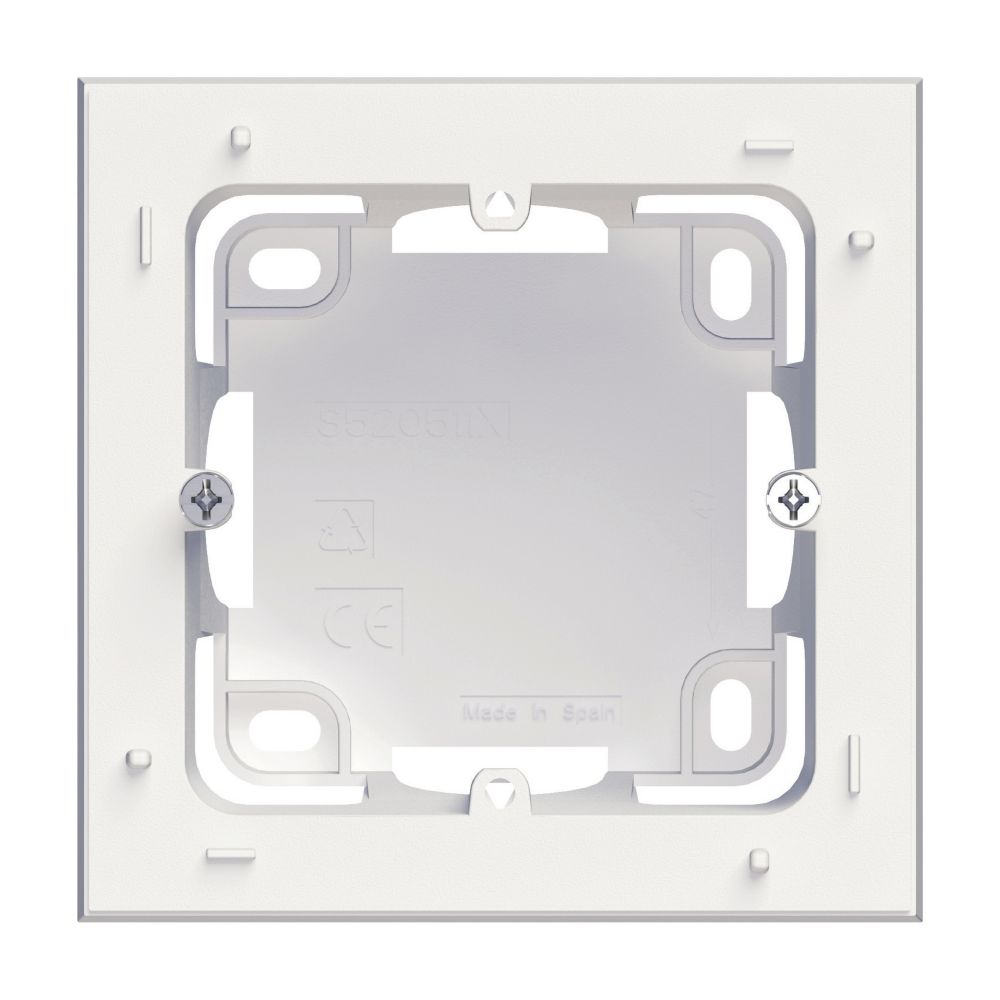 Cadre saillie 1 poste Odace Blanc Schneider