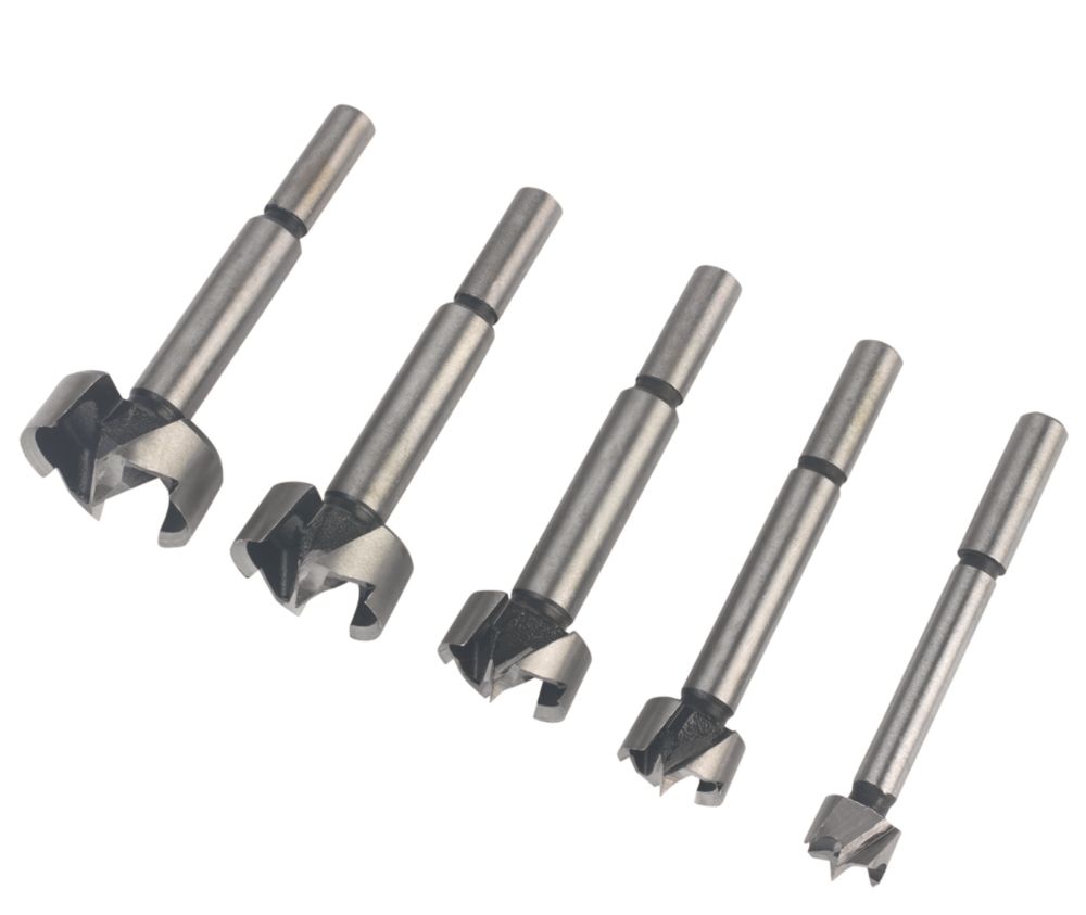 Ensemble de 5 mèches à bois Forstner à tige droite Milwaukee