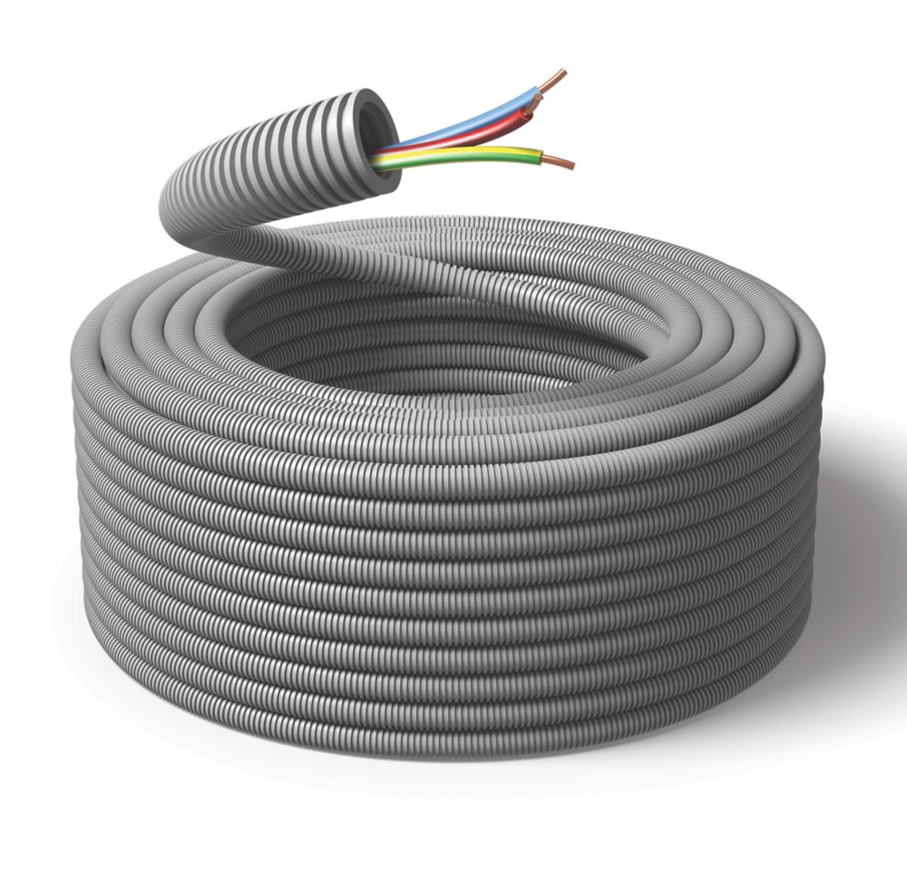 Gaine ICTA préfilée 3x2.5mm² diamètre 20mm longueur 100m