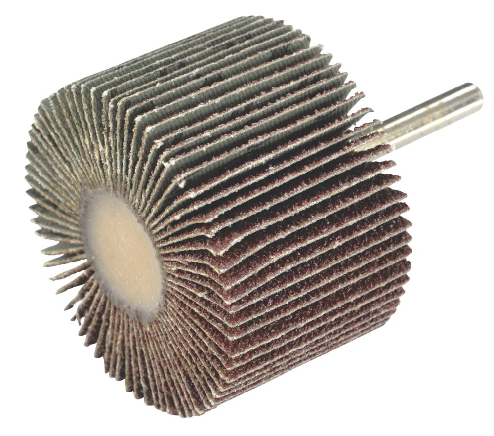 Roue à lamelles abrasive pour perceuse sur tige 60mm grain 60