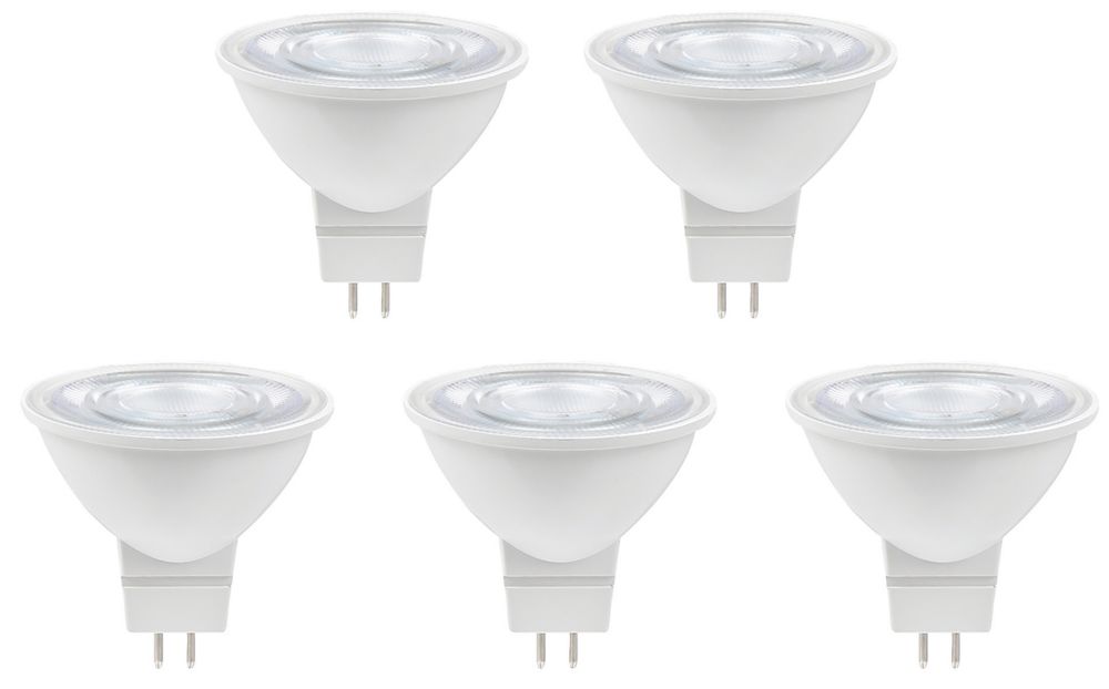Lot de 5 ampoules LED LAP 0302384021 GU5.3 MR16 345lm 3,4W