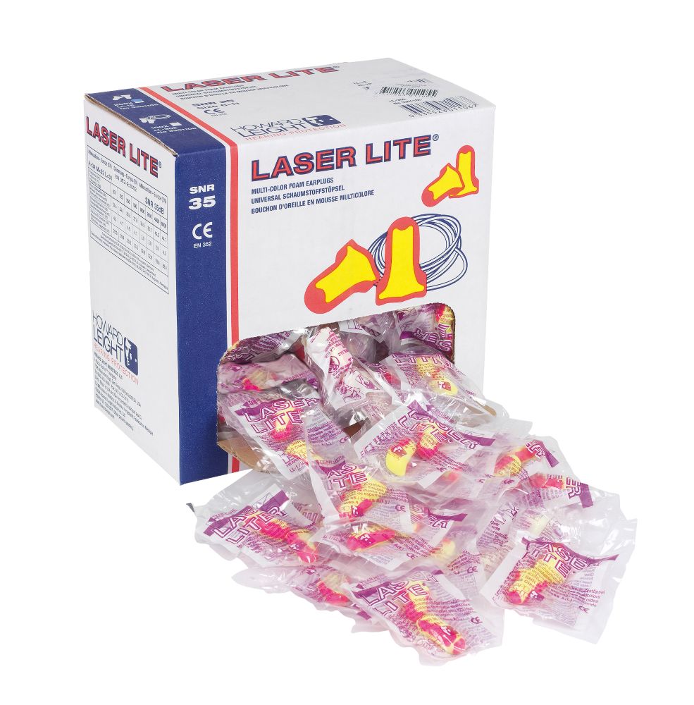 Bouchons d'oreille 35dB Howard Leight laser Lite 200 paires