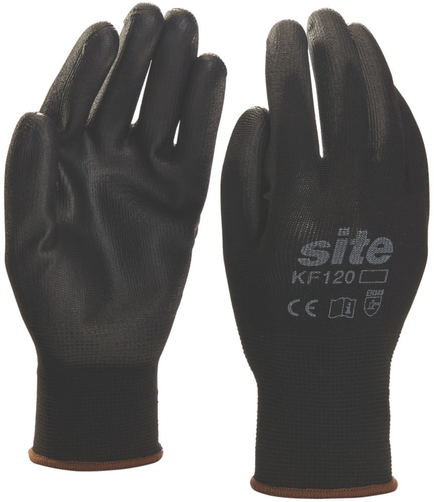 Pu Nylon Gants de revêtement de sécurité Jardinage Protection du