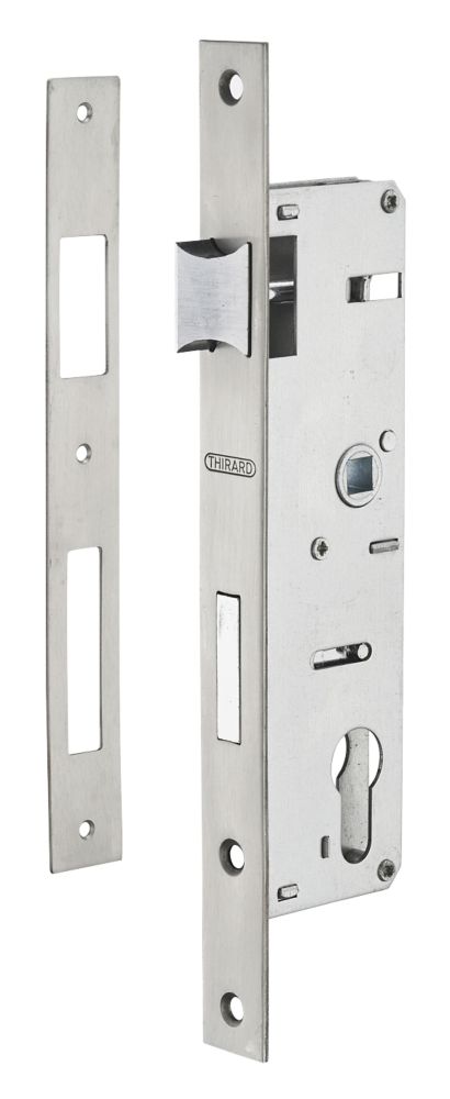 Serrure encastrée Thirard grise 45 x 240mm