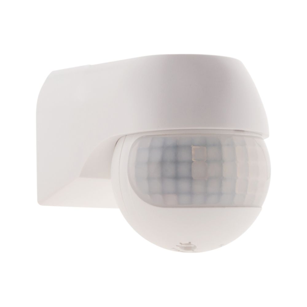 Détecteur de mouvement  intérieur/extérieur blanc Zenitech 140° portée 9m