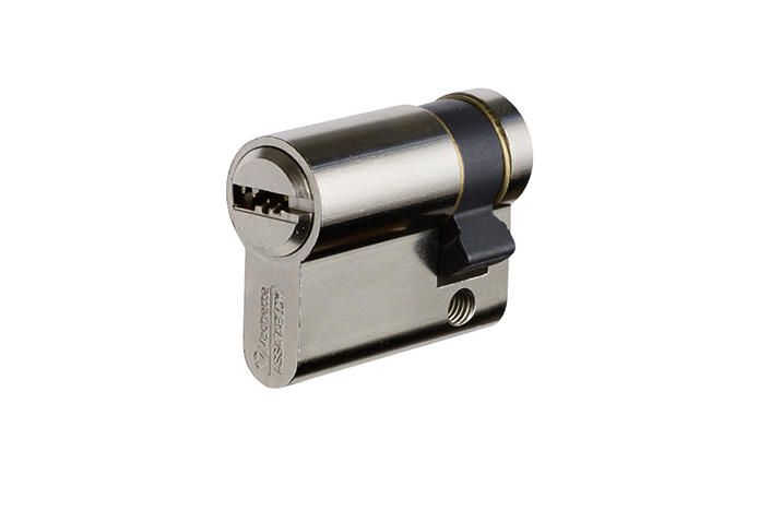 Demi-Cylindre  Vachette Velix à profil euro 6 goupilles 30x10mm nickelé