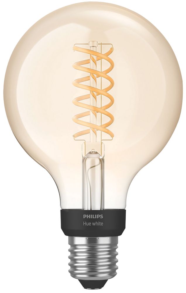 Ampoule LED à filament virtuel globe Philips Hue E27 Smart 7W 550lm
