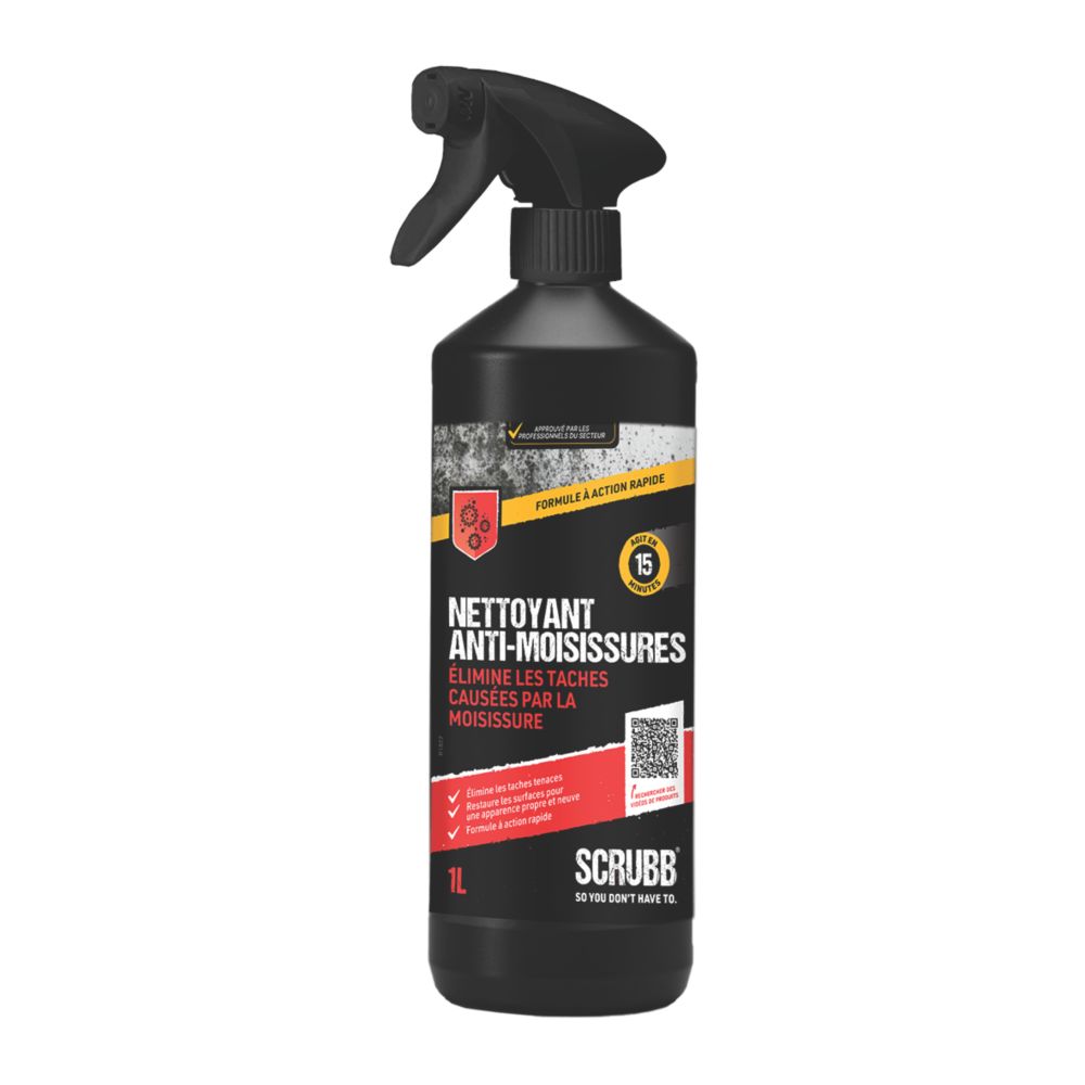 Aérosol mousse antimoisissures Scrubb 1L 