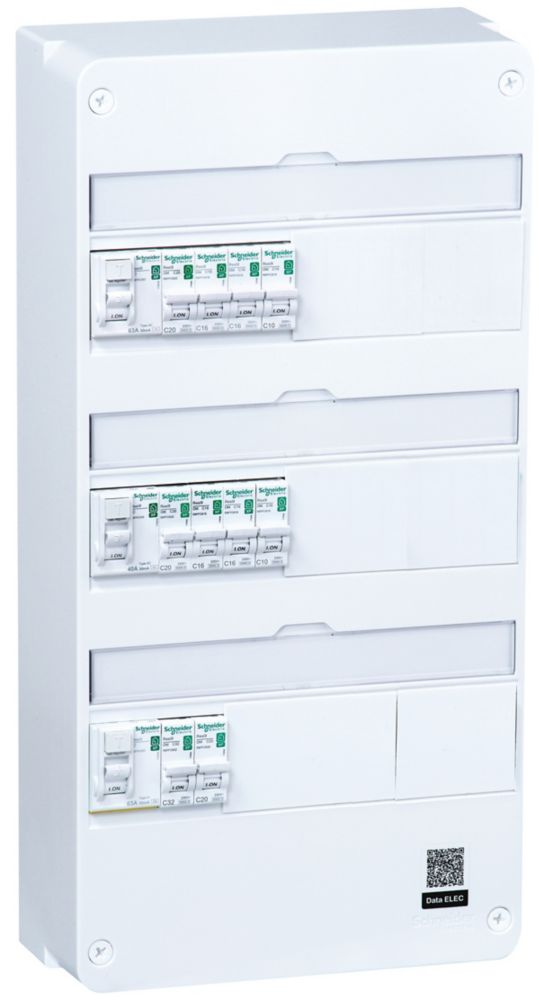 Tableau électrique pré-équipé 3 rangées 13 modules Resi9 R9H313SP13N Schneider