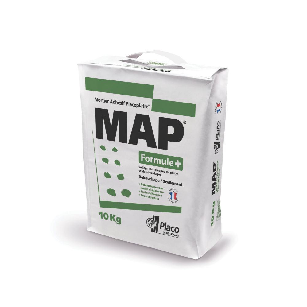 Mortier adhésif MAP Placoplatre 10kg Placo