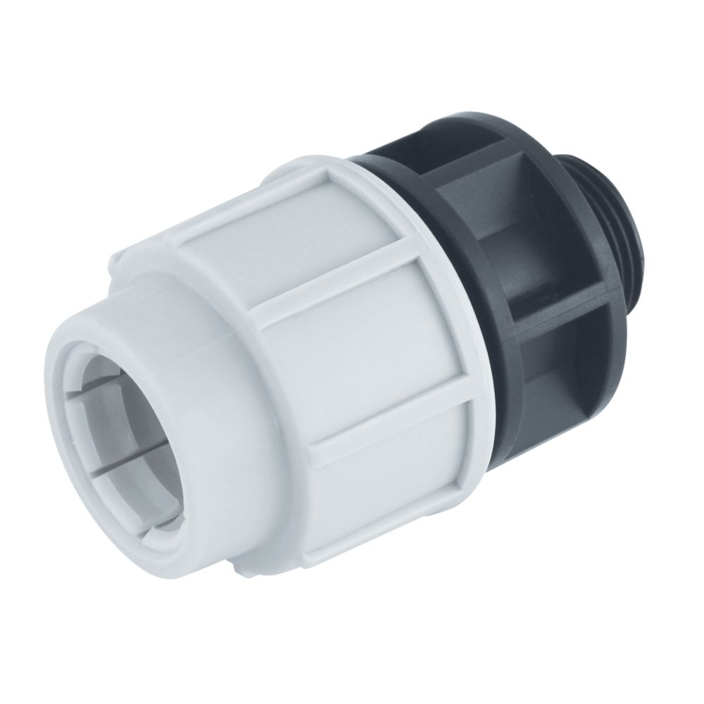Coupleur mâle à compression Fitt S51125C noir 25mm x ¾"