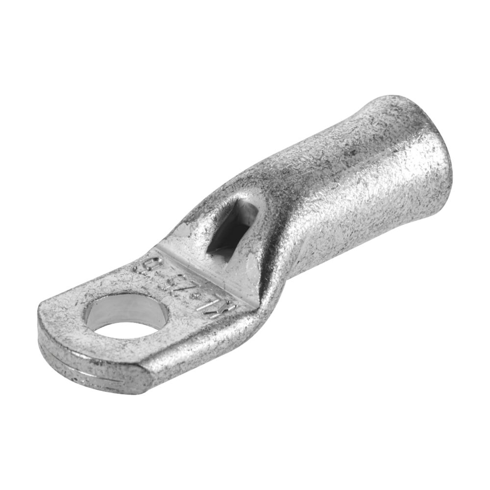 Cosses tubulaires en cuivre droites à œillet métalliques non isolées M6 12mm Klauke, lot de 20