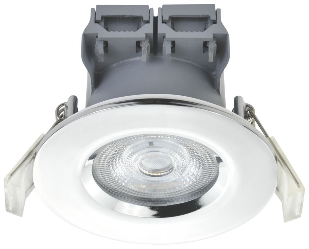 Spot à encastrer à LED LAP fixe chrome 4,5W 420lm Spots Screwfix FR
